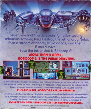 RoboCop 2_Disk2 box cover back